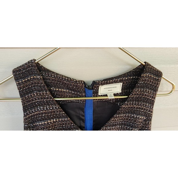 Moulinette Soeurs Anthropoligie Glissade Sleeveless Tweed Knee Length Size 2 - Picture 7 of 7